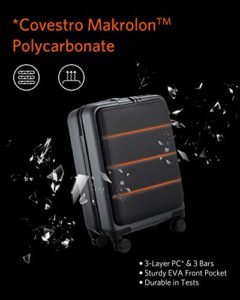 22x14x9 carry on luggage with spinner wheels