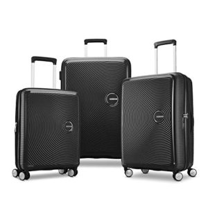 Black Hardside Luggage with Spinner Wheels