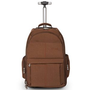 21 inches Large Storage Wheeled Rolling Backpack