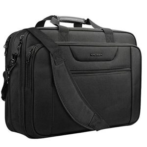 Water-Repellent Briefcase Fits Up To 18 Inch Laptop