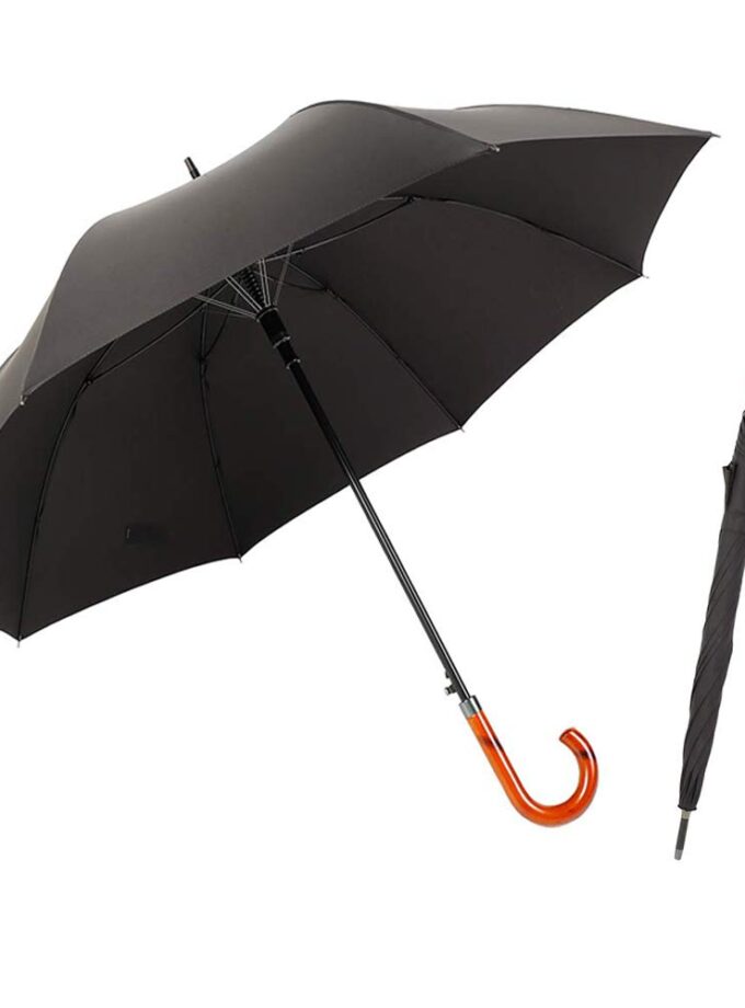 TIME LOVER Stick Umbrella Oversize Windproof Umbrella