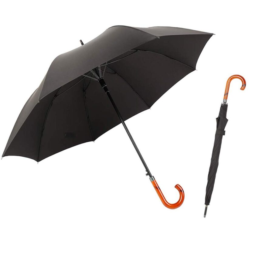 TIME LOVER Stick Umbrella Oversize Windproof Umbrella