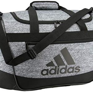 adidas Defender III medium duffel Bag, Onix Jersey/Black, One Size