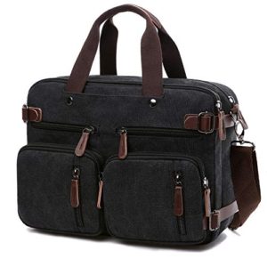 Convertible Laptop Backpack 17.3 Inch Messenger Bag