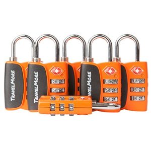 Open Alert Indicator TSA Approved 3 Digit Luggage Locks