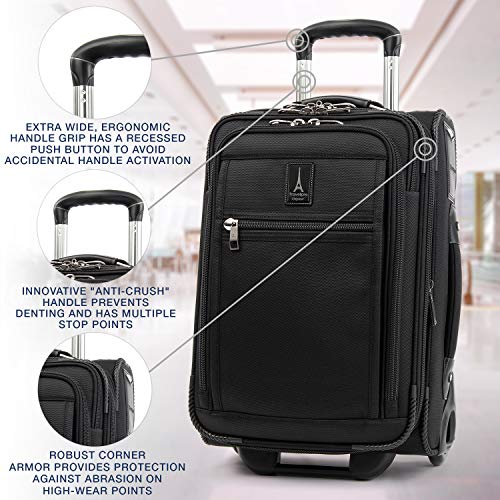 Carry-On Softside Expandable Rollaboard Upright Luggage Review ...