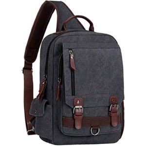 Sling Backpack Laptop Messenger Bag Fit 15.6"