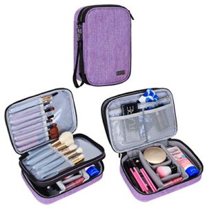 Teamoy Travel Makeup Brush Case(up to 8.8")