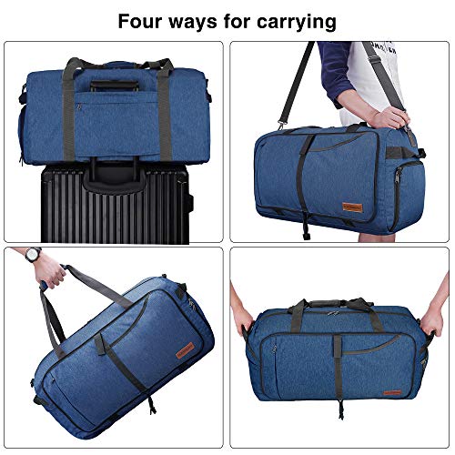 Canway 65L Travel Duffel Bag, Foldable Weekender Bag Review ...