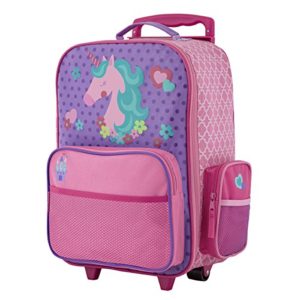 Stephen Joseph Kids' Little Girls Classic Rolling Luggage