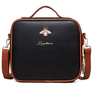Leather Makeup Train Case Cosmetic Organizer
