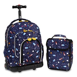 J World New York Kids' Lollipop Rolling Backpack