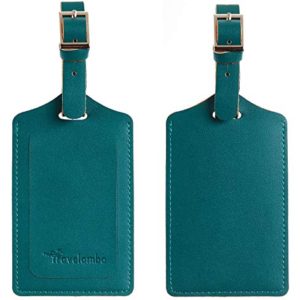 Travelambo Leather Luggage Bag Tags