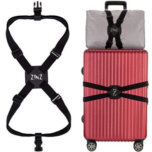 ZINZ Luggage Strap, High Elastic Suitcase Adjustable Belt