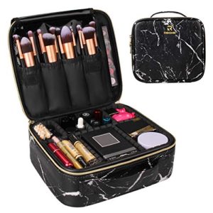 Train Case Cosmetic Bag Toiletry Makeup Brushes Organizer