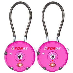 Forge Quality TSA Approved Luggage locks for travel accessories