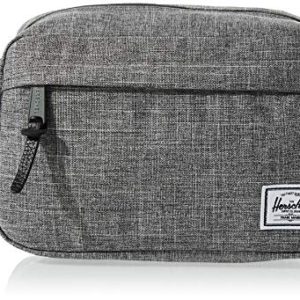 Herschel Chapter Toiletry Kit, Raven Crosshatch