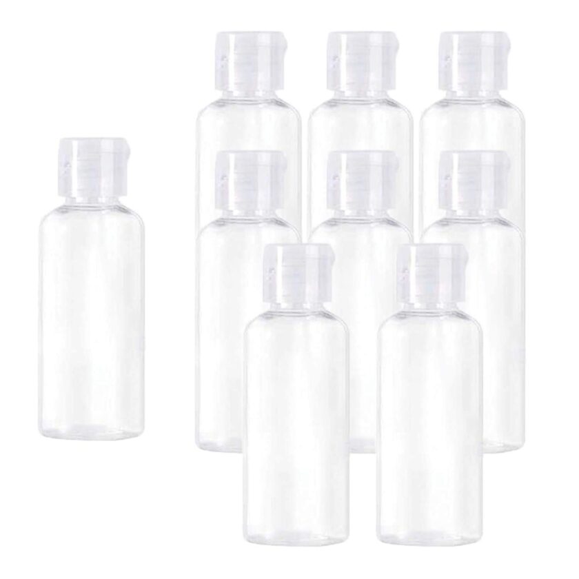 YanHuang 3.3 oz (100 ML) Empty Clear Plastic Bottles