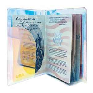 Holographic Travel Passport Cover