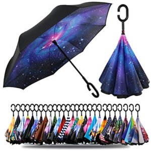 Spar. Saa Double Layer Inverted Umbrella with C-Shaped Handle