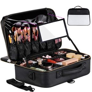 Professional Artist Makeup Travel Case with Mirror