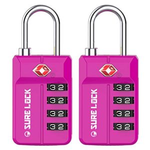 TSA Approved Travel Luggage Locks, Open Alert Combination Lock