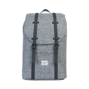 Herschel Retreat Backpack, Raven Crosshatch/Black Rubber