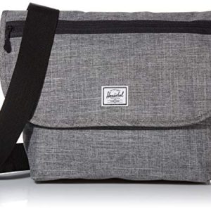 Herschel Grade Messenger Bag, Raven Crosshatch