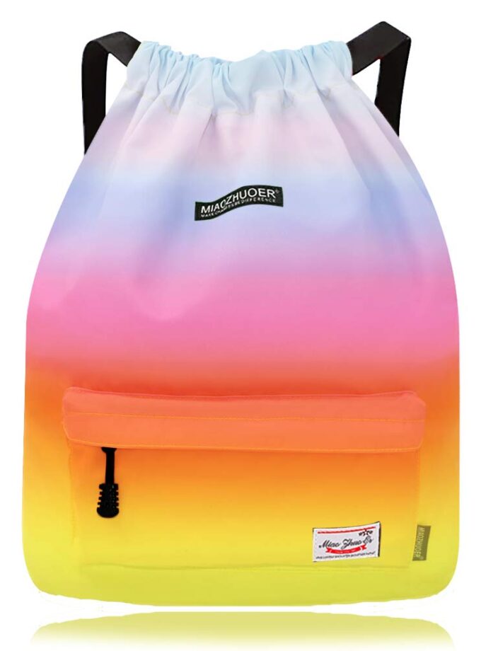 Waterproof Drawstring Bag, Gym Bag Sackpack