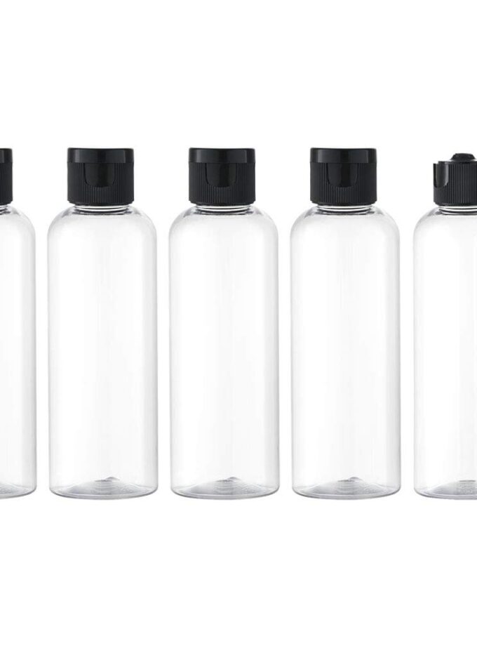 Lisapack 3.4Oz Travel Bottles with Flip Cap