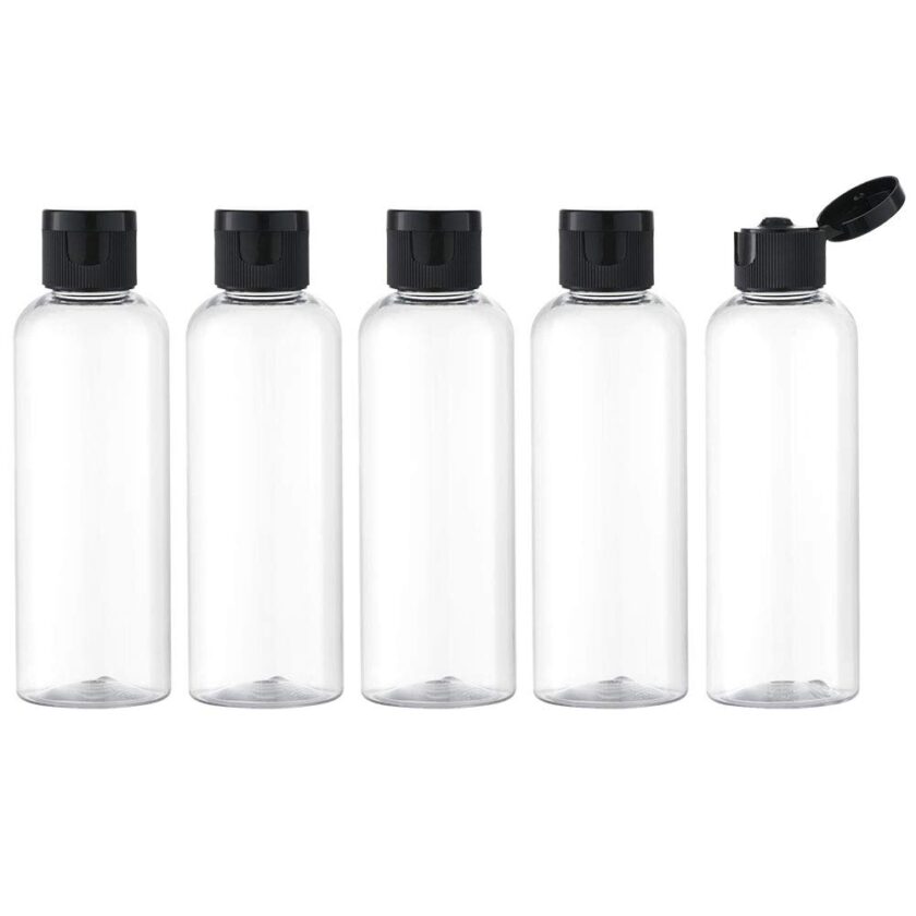 Lisapack 3.4Oz Travel Bottles with Flip Cap