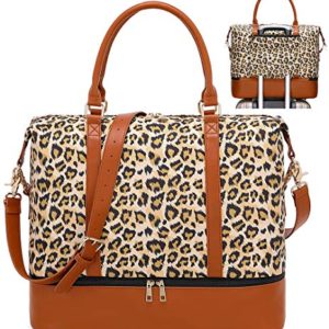 Womens Carry on Shoulder Duffel Beach Tote Bag 
