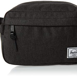 Herschel Chapter Toiletry Kit, Black Crosshatch