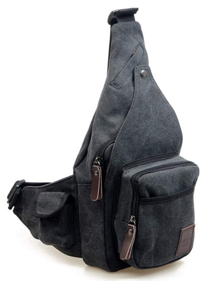 Shoulder Bag Sling Chest Multipurpose Backpack for Travel