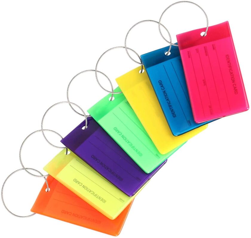 Luggage Tags for Suitcases, 7 Pack Bag Tags Personalized