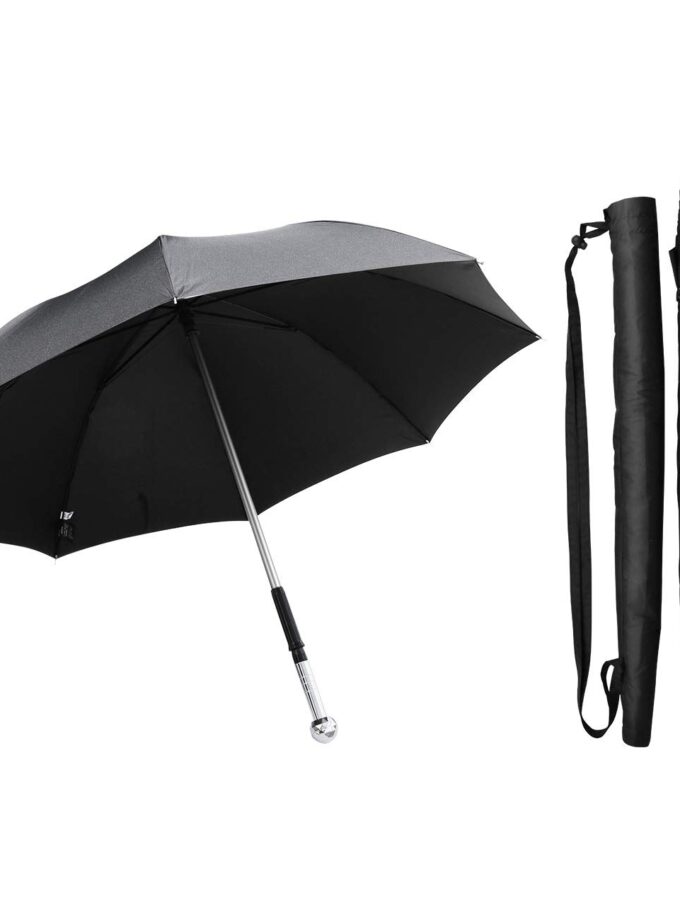 Safety Umbrella with Separable Steel-handle Stick