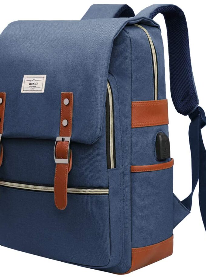 Unisex College Bag Bookbag Fits up to 15.6’’ Laptop Casual