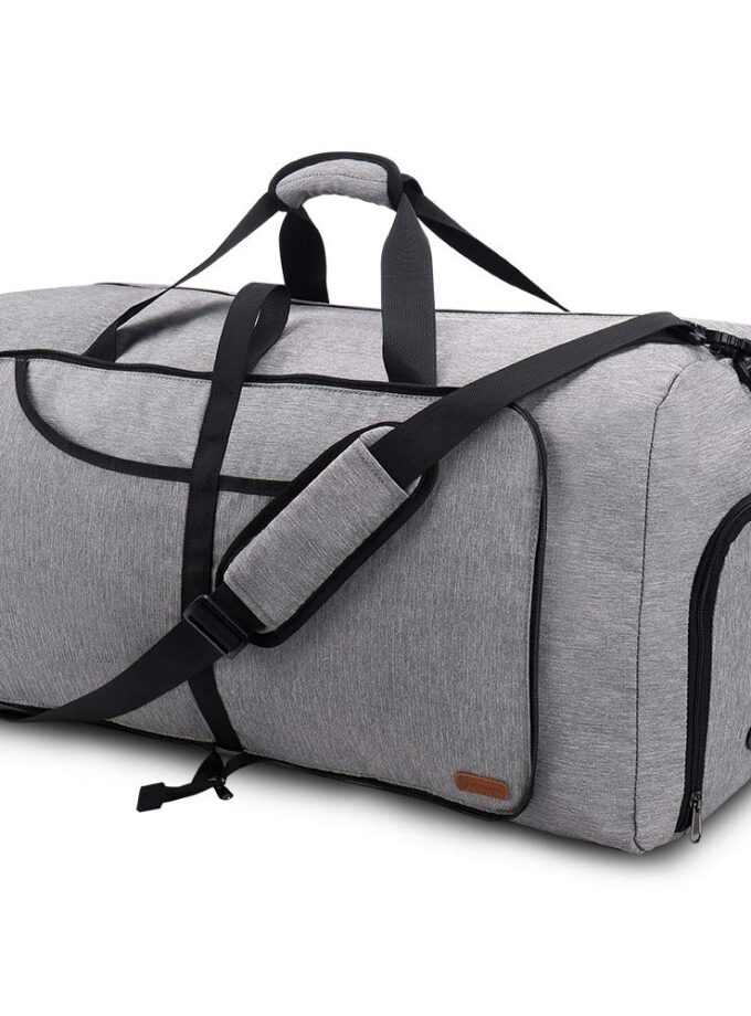 Vogshow Travel Duffel Bag, 55L Foldable Overnight