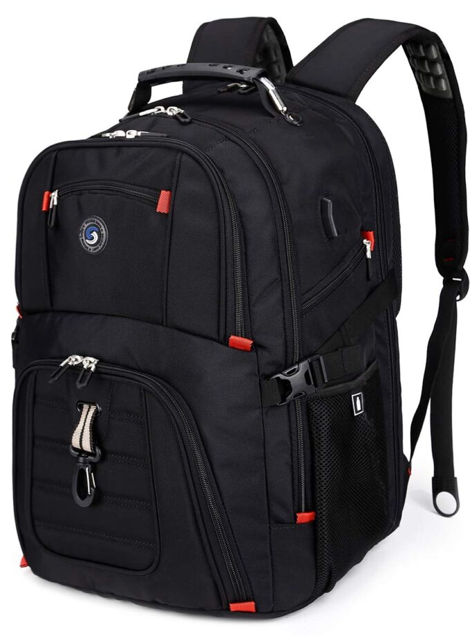 Extra Large 50L Travel Laptop Backpack with USB Charging