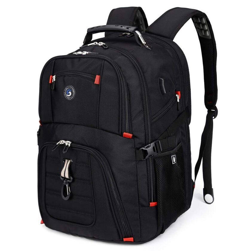 Extra Large 50L Travel Laptop Backpack with USB Charging
