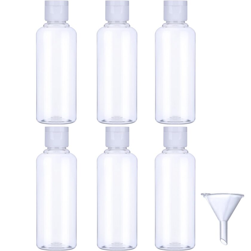 Hotop Transparent Plastic Air Flight Travel Bottle Set