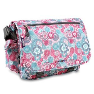 Messenger Bag, Blue Raspberry, One Size