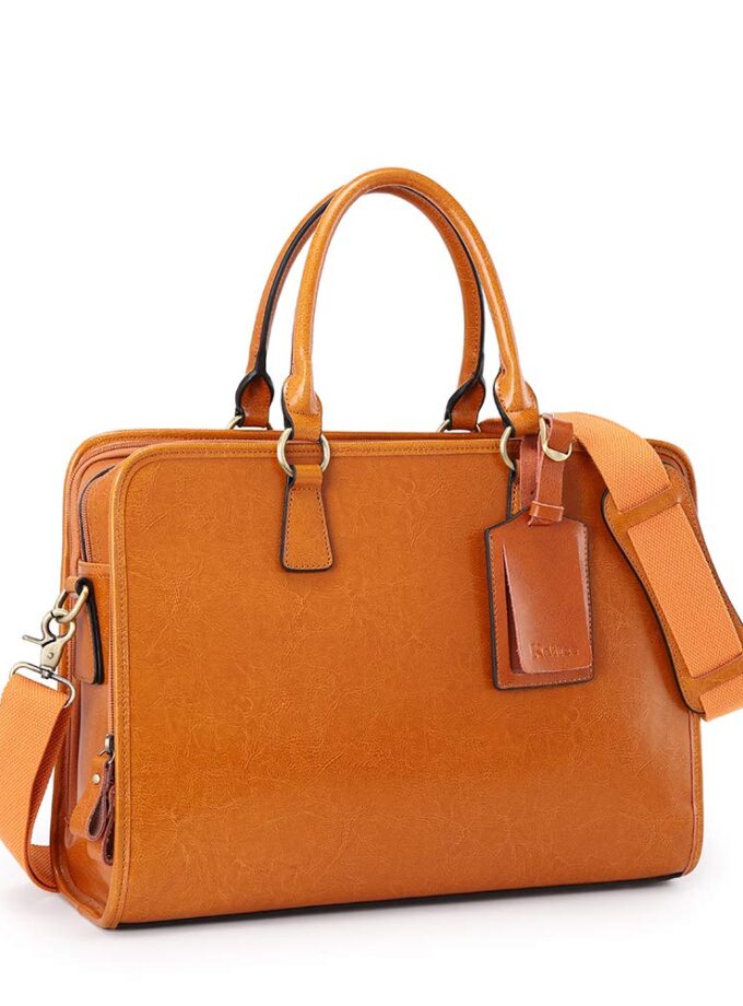 Kattee Genuine Leather Briefcase for Women