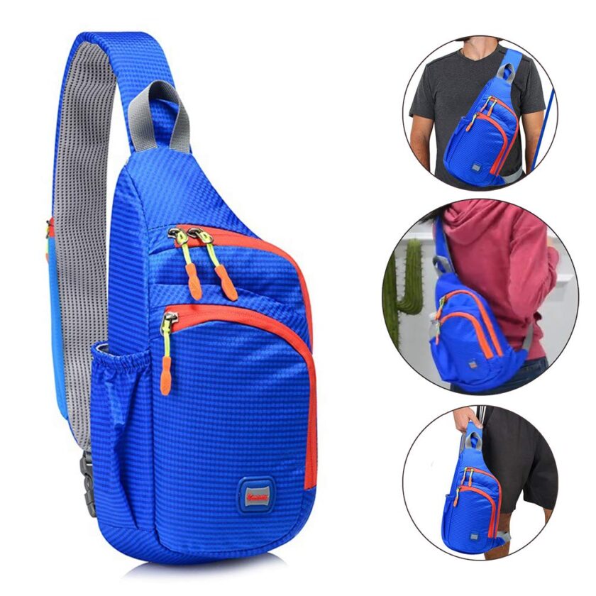 Outdoor Waterproof Sling Backpack - Crossbody Shoulder