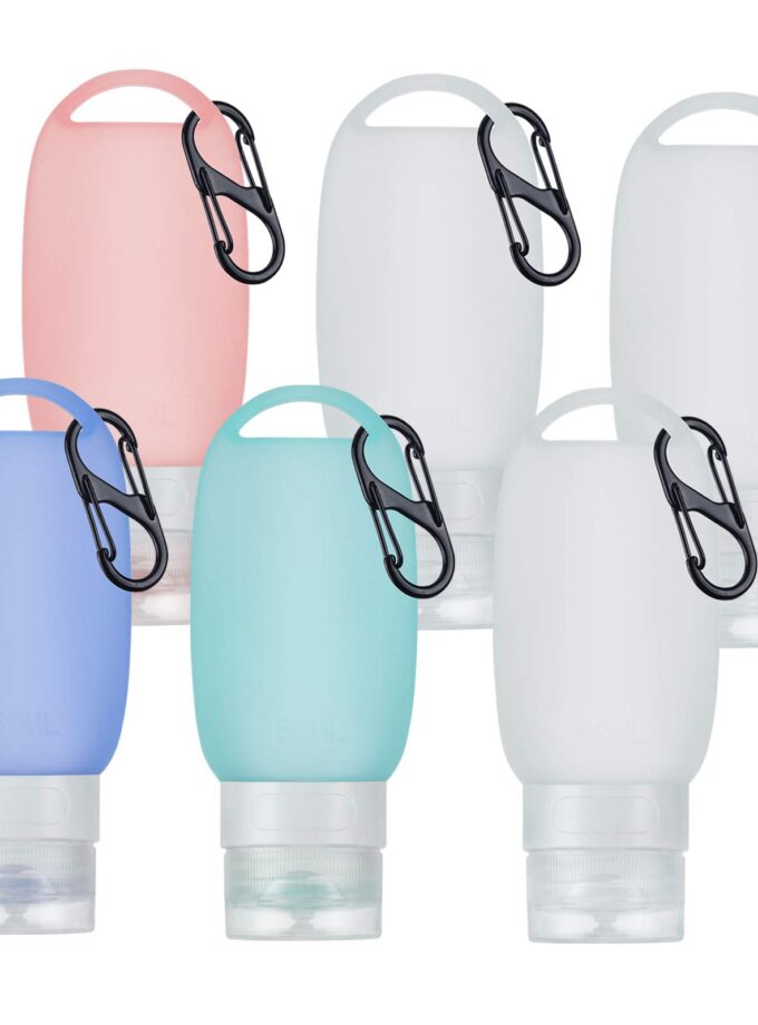 Travel Bottles for Toiletries, Silicone Travel Size Bottles