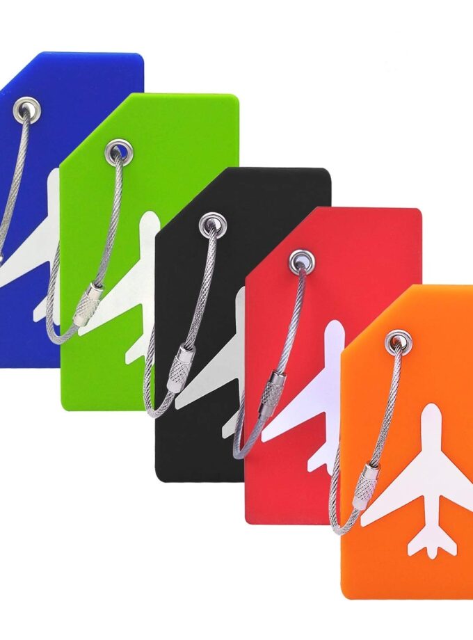 Silicone Luggage Tag With Name ID Card Perfect