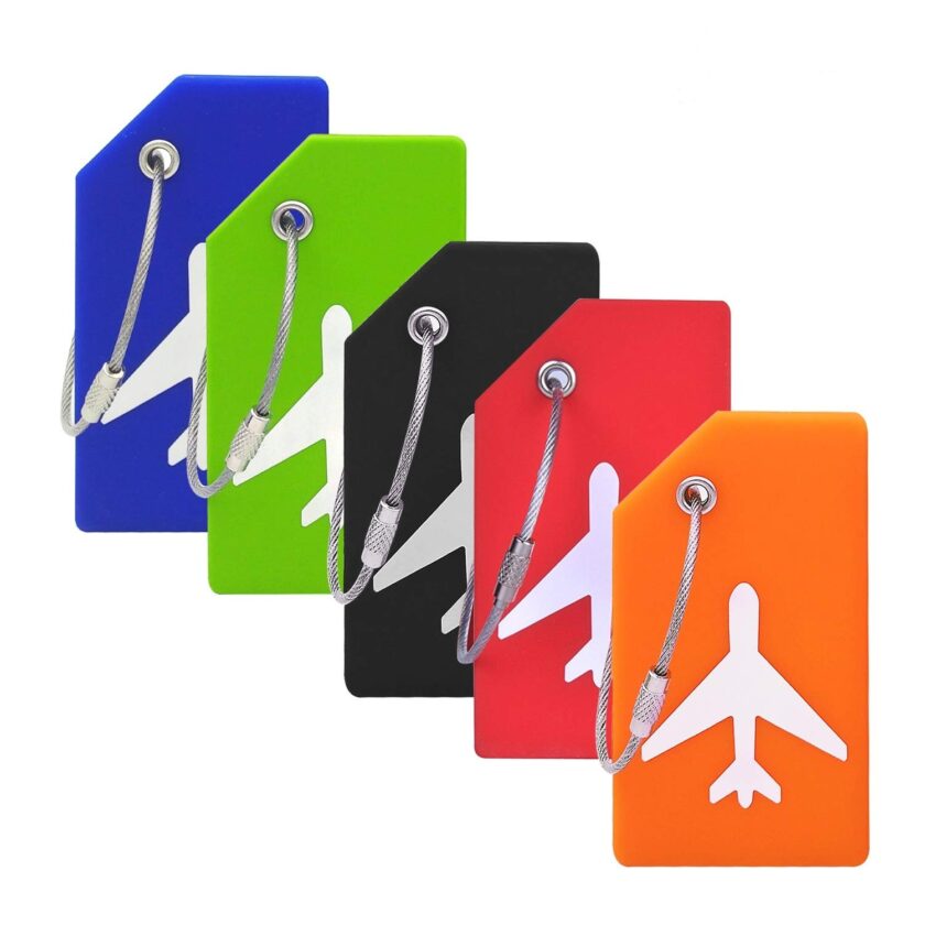 Silicone Luggage Tag With Name ID Card Perfect