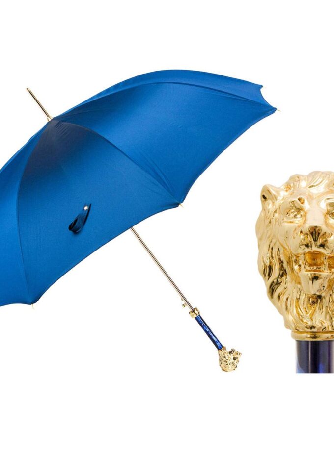 Pasotti Ombrelli Golden Lion Walking Stick Umbrella