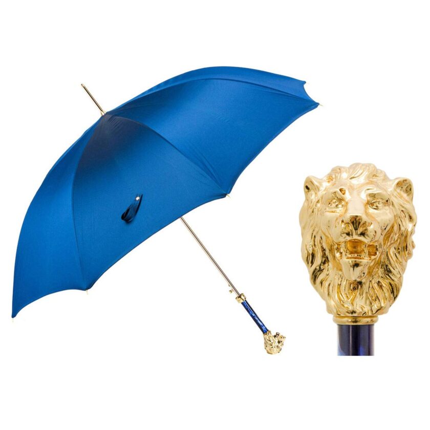 Pasotti Ombrelli Golden Lion Walking Stick Umbrella