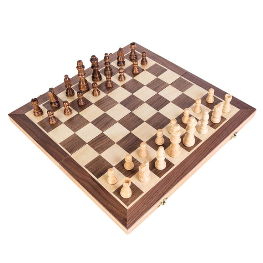 PQFYDS Wooden Chess Set, Chess Game Board